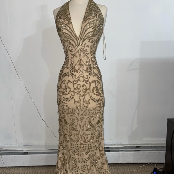 Sherri Hill Dresses & Skirts - Gold Sherri Hill Gown